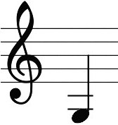 Stimmton g – Notenbeispiel